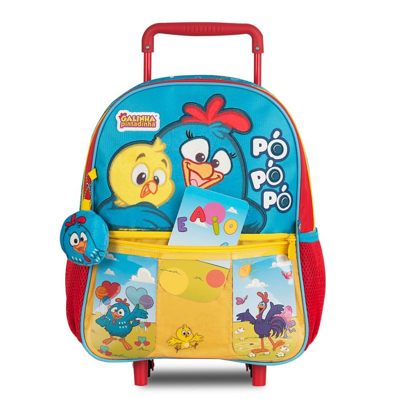 Mochila de Carrinho Oficial Galinha Pintadinha - 13" | GP25055B - Imagem 7