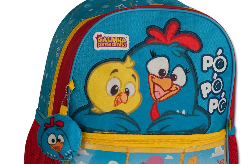 Mochila de Carrinho Oficial Galinha Pintadinha - 13" | GP25055B - Imagem 3