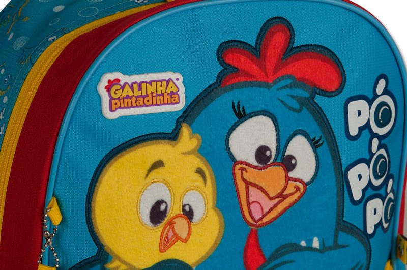 Mochila de Carrinho Oficial Galinha Pintadinha - 13" | GP25055B - Imagem 2