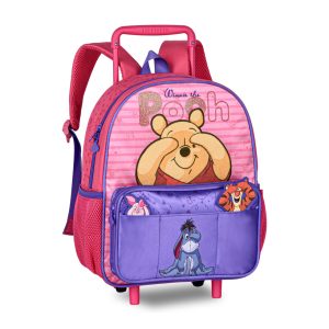 Mochila de Carrinho Oficial Pooh e Seus Amigos (Disney) - 13" | PO27041B